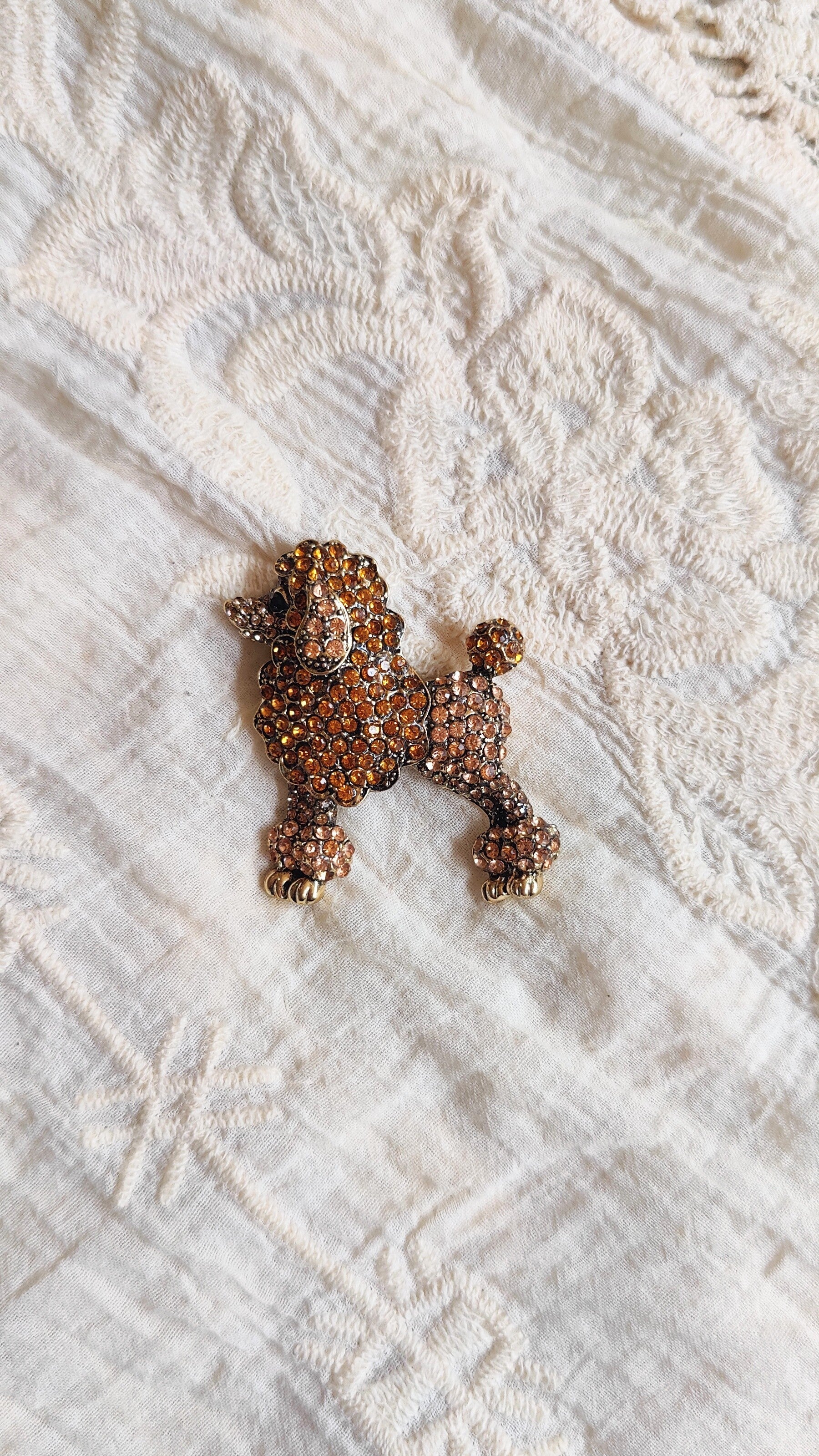 Brooch Poodle