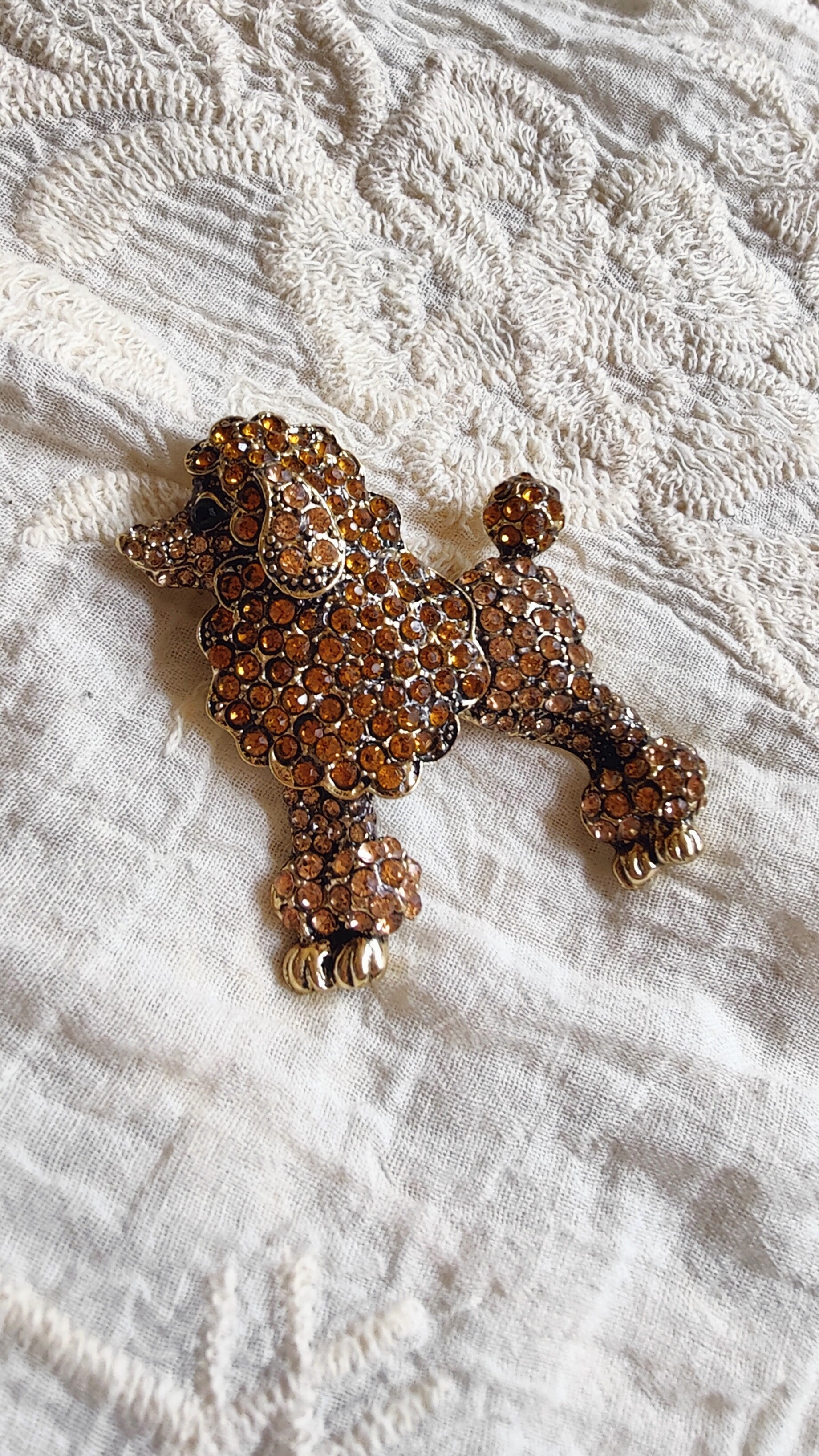 Brooch Poodle