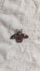 Brooch Bee Lavender