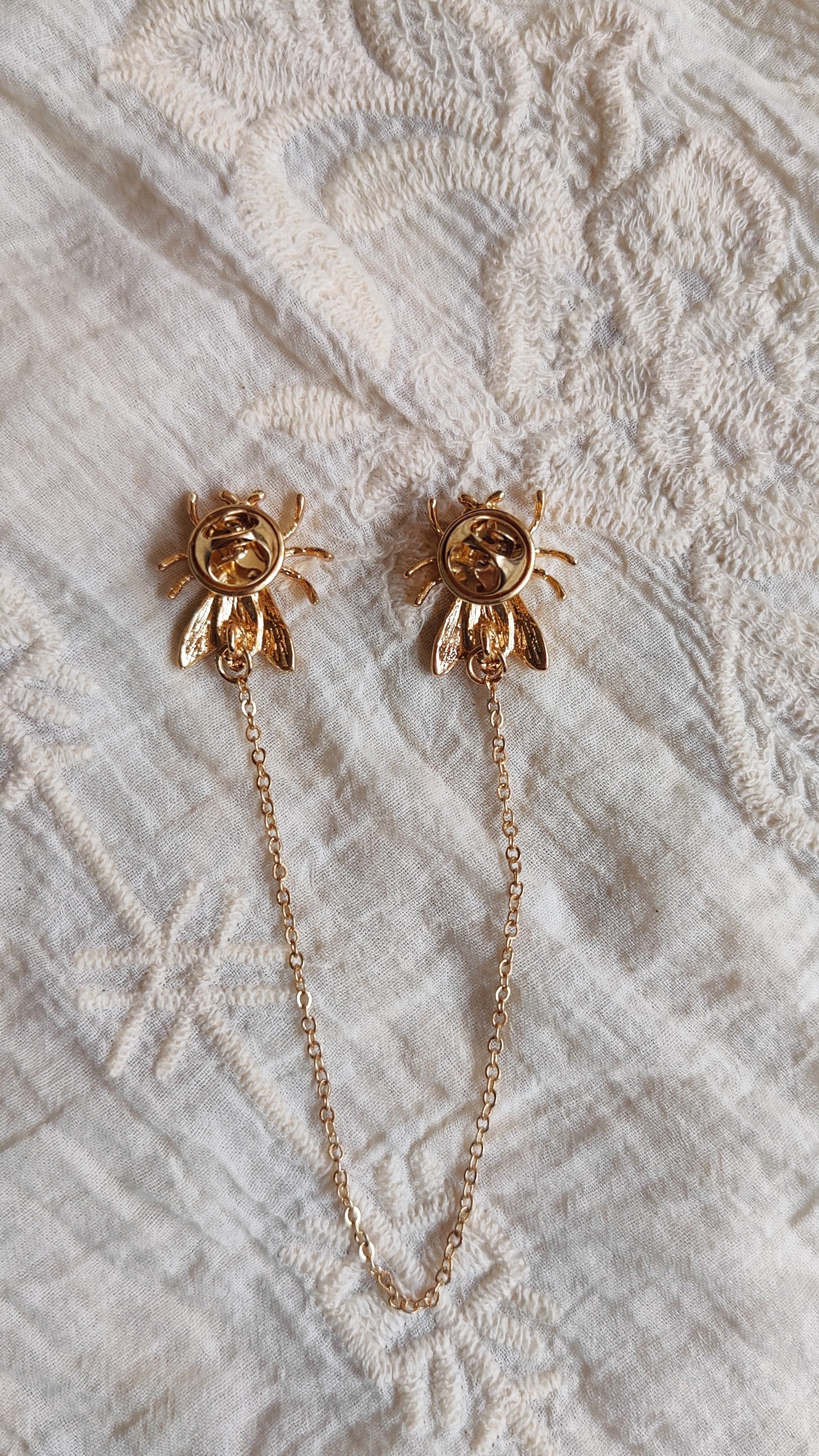 Broche Golden Bee